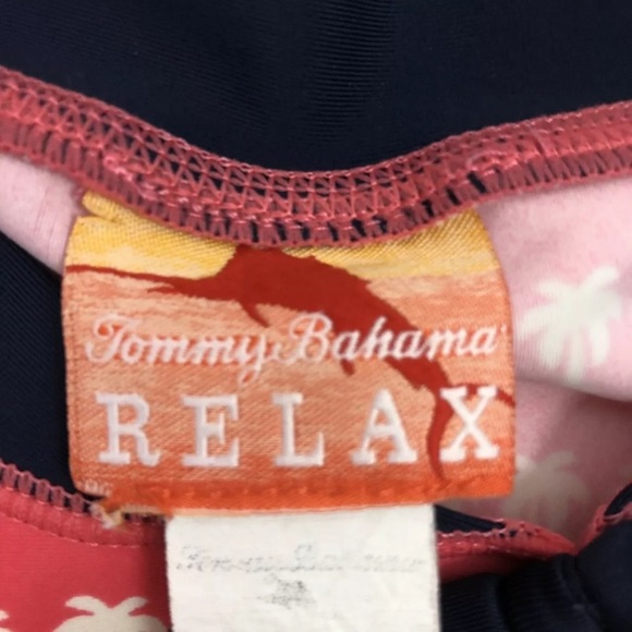 Tommy Bahama Rash Guard Swimsuit Palm Trees - Picture 3 of 5